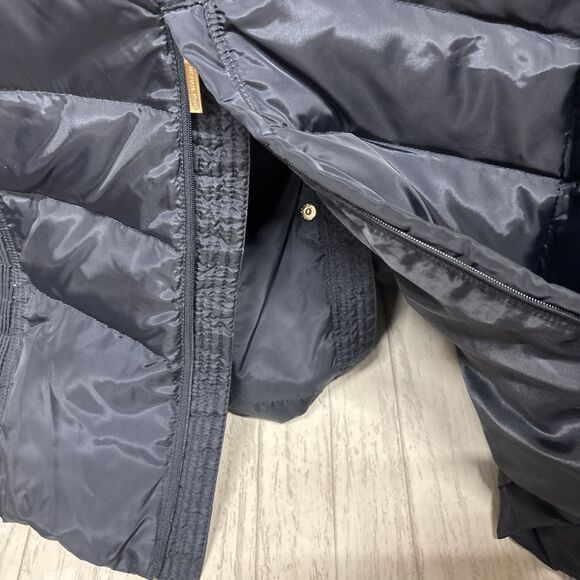 Womens Size XXL Michael Kors Navy Down Filled Long Jacket EUC - Picture 11 of 11